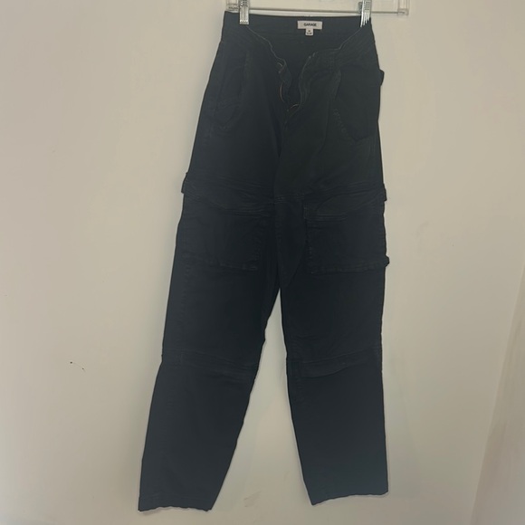 Garage Denim - Garage Black Cargo Jeans Relaxed Fit